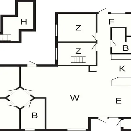 度假居 8 Person In Albaek-by Traum